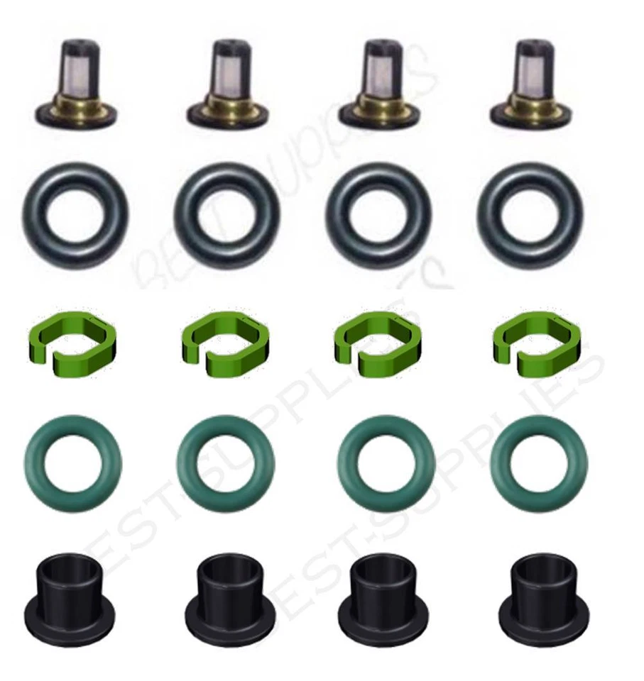 Kit de reparación de servicio de inyector de combustible orings filtros PARA NISSAN CUBE SENTRA VERSA L4 Foto 2 de 3