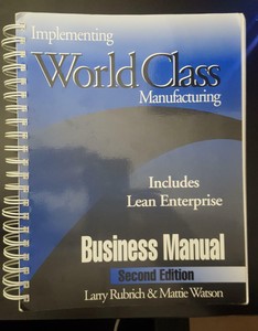 Implementing World Class Manufacturing Business Manual 2nd Edition Ebay