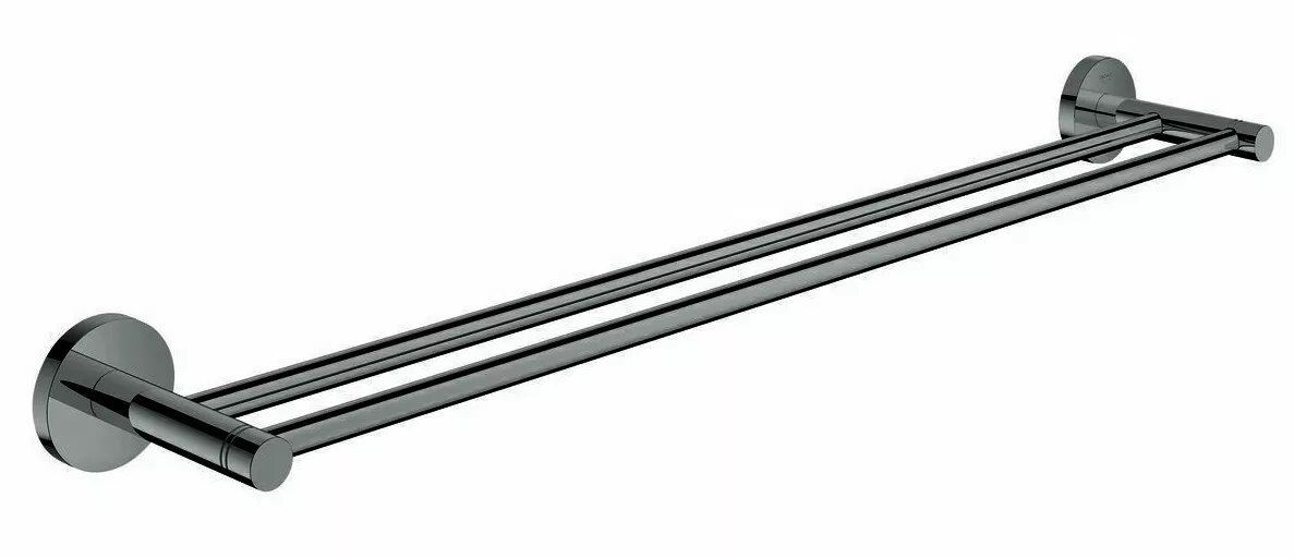 Double towel rail 600mm sale