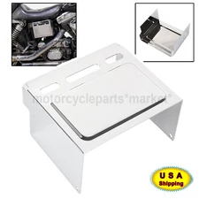 Windowed Battery Box Cover For Harley Dyna Wide Glide FXWG 80-84 XL Sportster US