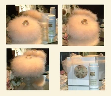 Exotic Spice ~ 6 oz Perfumed Dusting Powder w/ Puff & Stand by Renditions