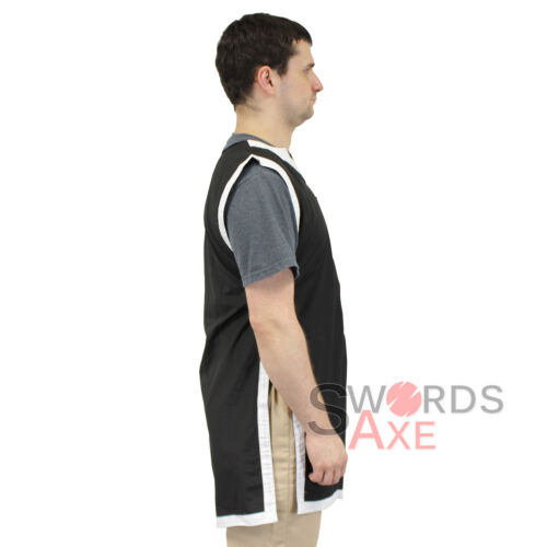 Camicia a tunica Larp Jerkin Senza Maniche Base Costume Medievale Tabard Rinascimento - Foto 2 di 3
