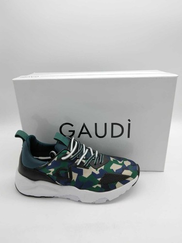 GAUDI scarpa shoes uomo man verde con inserti nero size 40 MF_GD05U | eBay