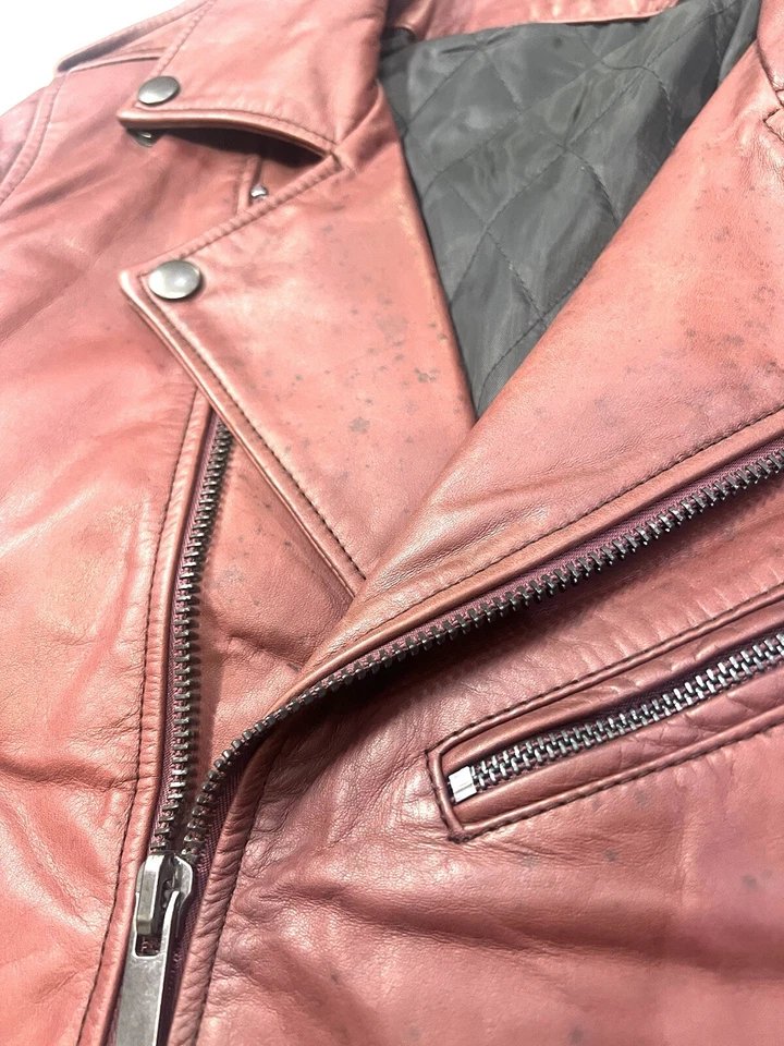 Blk Dnm Leather Jacket - Image 4 of 4