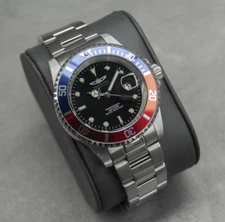 NWT Invicta Pro Diver 40mm Black Dial Pepsi Bezel Men's Steel Watch 200m New