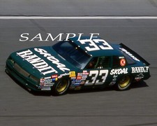 HARRY GANT 33 SKOAL BANDIT CHEVY RACING ON TRACK 8X10 GLOSSY PHOTO 2R