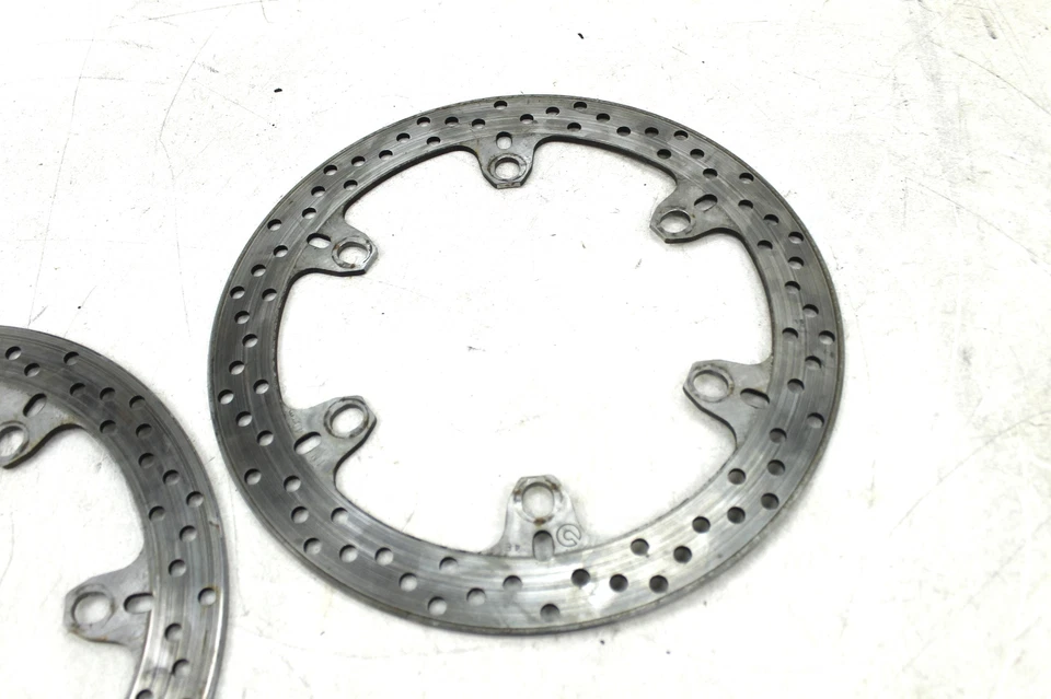 2005 2006 DUCATI MULTISTRADA 1000 S FRONT LEFT RIGHT BRAKE ROTORS DISCS 4.4MM - Image 3 of 4