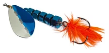 Extreme Fishing Exact Giga 1oz FluoBlue/SFluoBlue Spinner Musky, Trout, Salmon