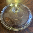 PYREX Round Clear Glass Replacement Lid 08 Pyrex G1C A 8-3/4" 8-1/4" Ribbed