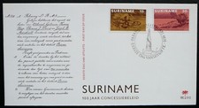Suriname FDC - Gold panner and Modern excavator_1967.