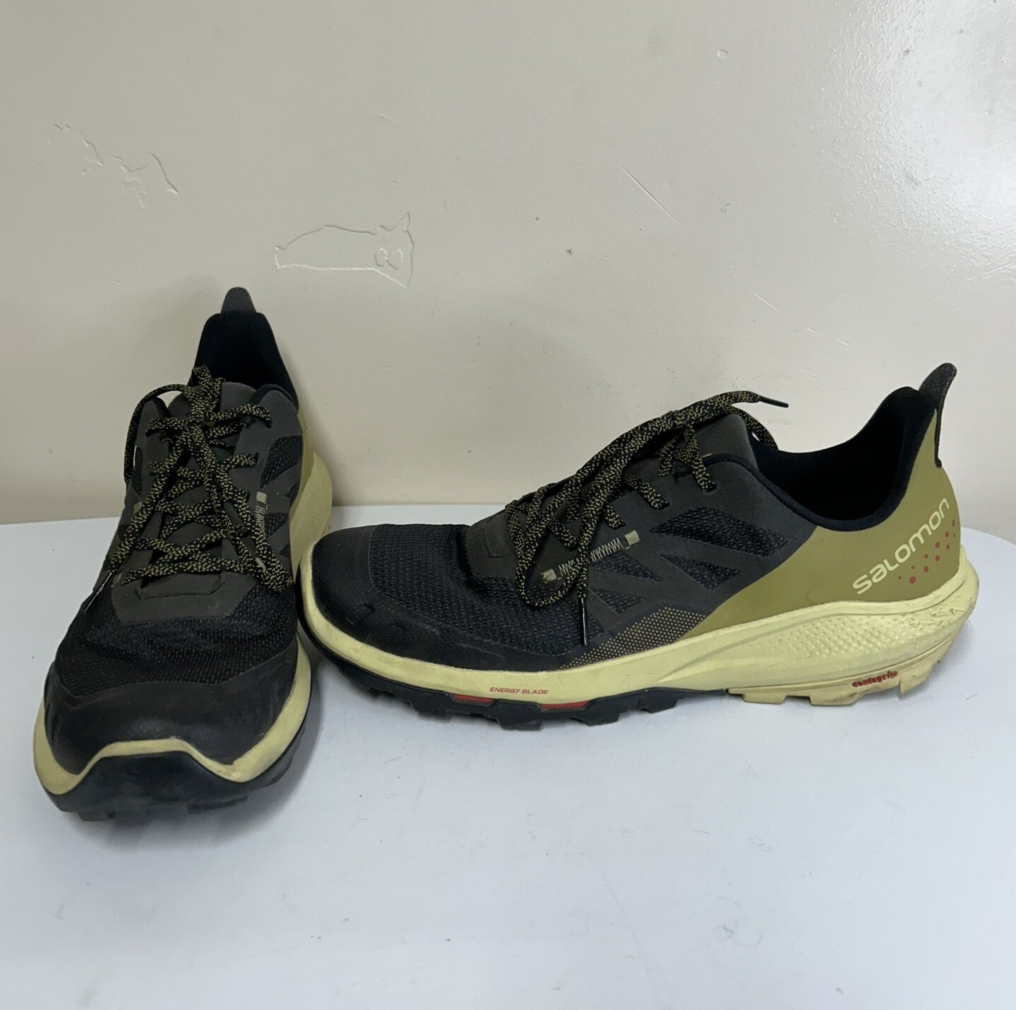 Salomon Outpulse scarpe da trekking da uomo nero verde porro 415849 taglia 11
