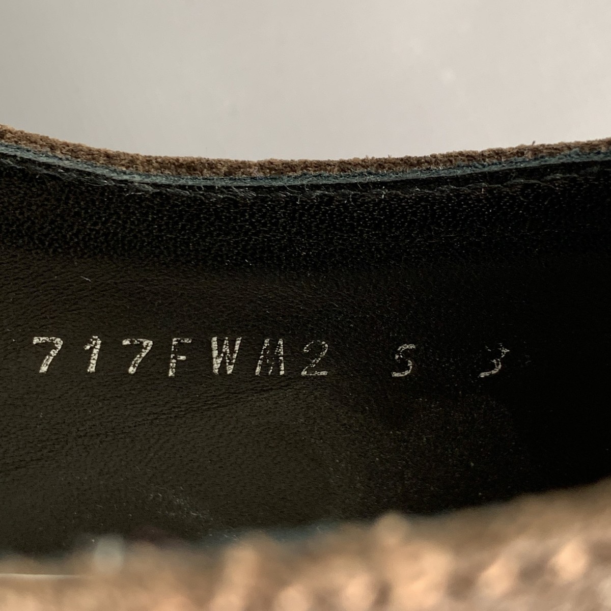 JULIUS_7 Size 9.5 Brown Black Suede Chunky Tread Sole 