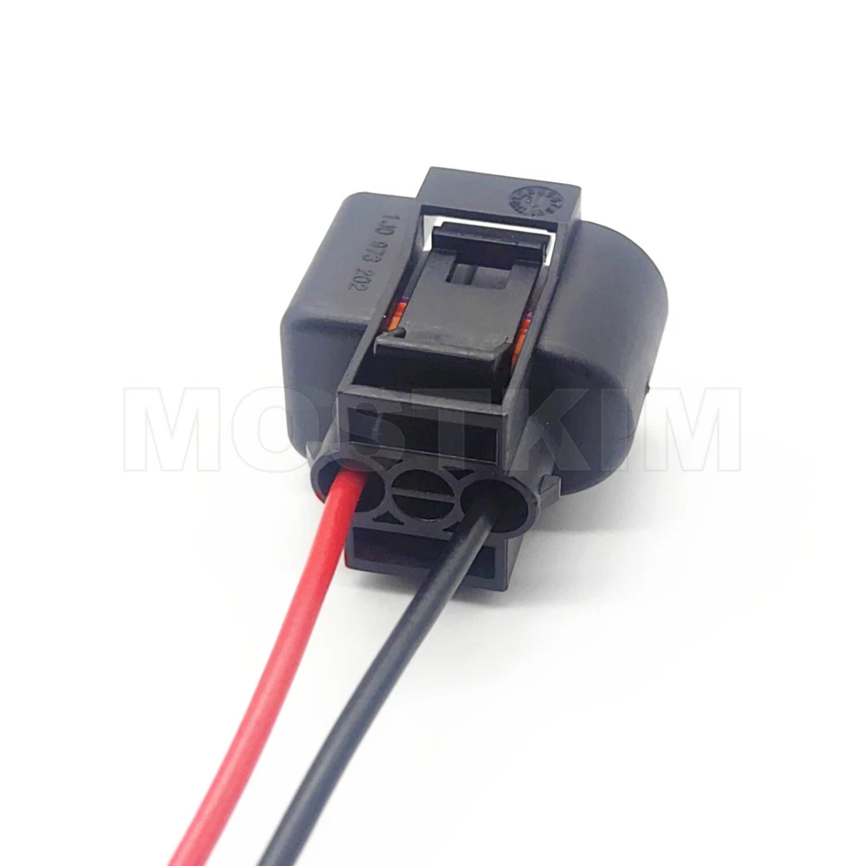 2-Pin Coolant Tank Sensor Connector Pigtail For Audi Q5 Q7 S4 S5 TT 2000-2023 - Image 4 of 4