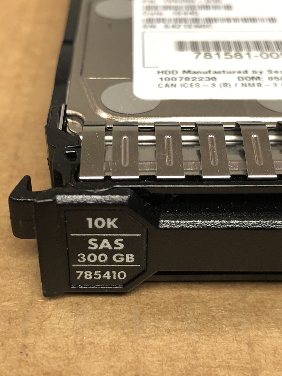 HPE 300GB 10K SAS 12G SFF Hard Drive HDD 2.5 Gen8 G8 Gen10 HPE 300GB 10K SAS 12G SFF Hard Drive HDD 2.5 Gen8 G8 Gen10