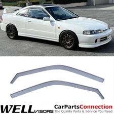 Wellvisors In-channel Window Visors 2Pcs For Acura Integra 1994-2001 2 Doors