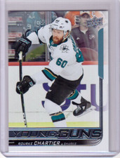 ROURKE CHARTIER 18/19 Upper Deck UD Young Guns YG Rookie #495 *MINT* Sharks Card