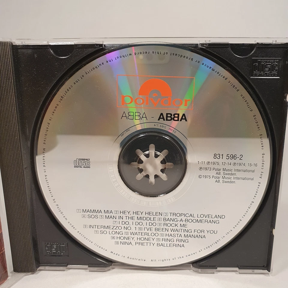 ABBA Self Titled CD 1987 Polydor Records Anni Benny Bjorn Agnetha Australia - Image 3 of 4