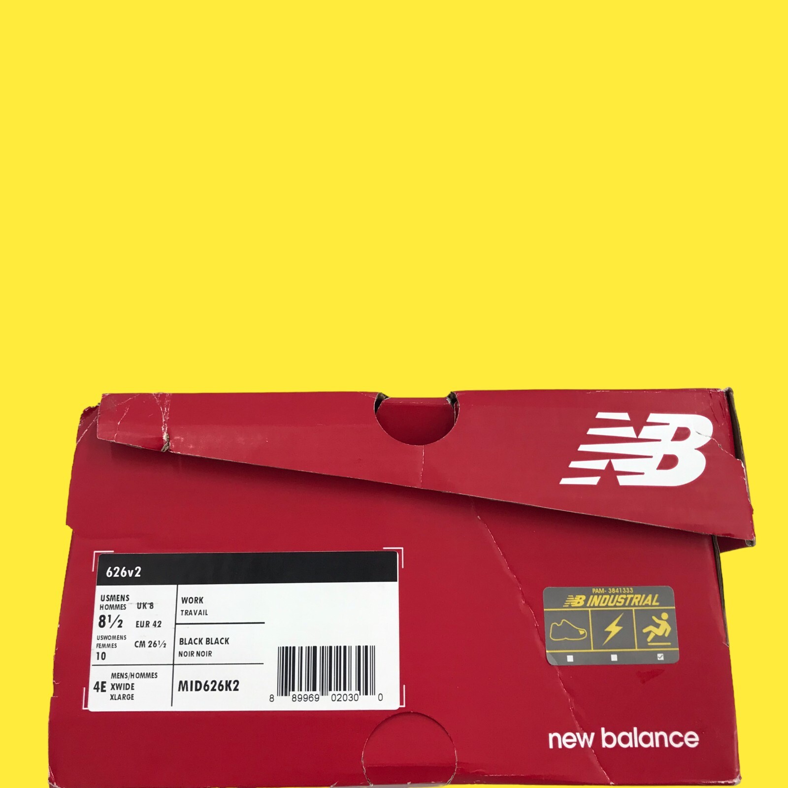 New Balance Men's Slip Resistant 626 V2 Industrial Shoe Black 8.5 Wide/EUR42 eBay