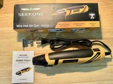 SEEKONE Mini Heat Gun, 350W 2-Temp Settings 500℉ & 842℉（260℃& 450℃） Fast Heat Ho