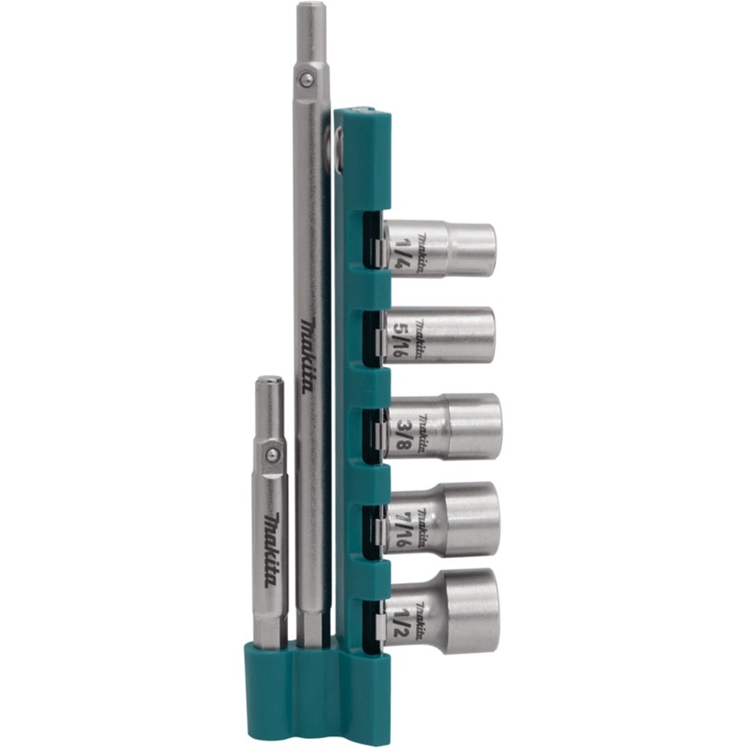 Makita Impact XPS Detachable Nutsetter Set 7 PC E-22785 1/4 5/16 3