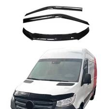 Set Bug Shield Deflector & Window Visor for Mercedes Sprinter W907 910 2019-2025