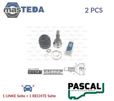 G1G038PC GELENK ANTRIEBSWELLE WHEEL SIDE PASCAL 2PCS NEU OE QUALITÄT