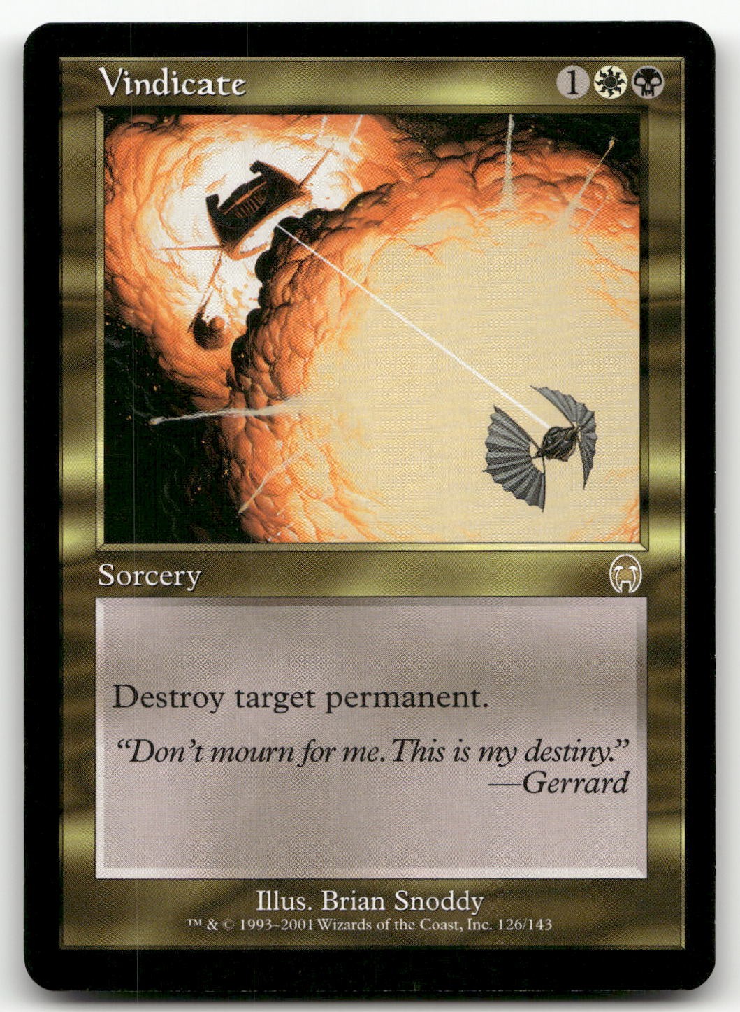 Vindicate #126 (NM) Apocalypse APC Magic MTG