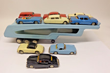 Vintage SSS International Turnpike Car Carrier Transport Trailer with 9 Cars