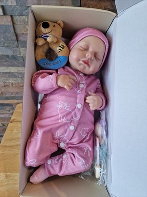 Reborn Baby Puppe - realistische süße weiche bewegliche Box Puppe - NEU. JIZHI