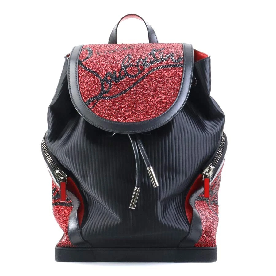 Christian Louboutin Explorer Funk Small Backpack 3215038 Black Red Christian Louboutin Explorer Funk Small Backpack 3215038  main image 4
