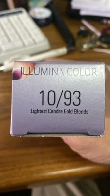 10/93 lighter cendre gold blonde wella illumina color 60ml