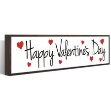 Valentine's Day Wood Decor, Happy Valentine's Day Wood Sign, Wooden Box Signs...
