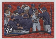 2014 Topps Red Hot Foil Jonathan Lucroy #285 uk2