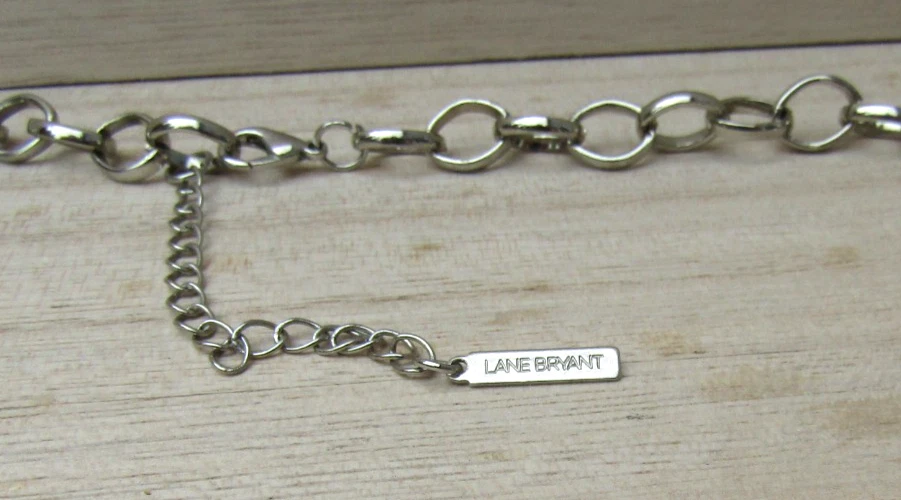 Collar Colorido Grueso Distintivo LANE BRYANT Multi-Hebra Retro Moda Joya Foto 3 de 4