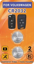 Key Fob Batteries Replacement for Volkswagen VW Jetta Tigu Atlas Passat Golf Be