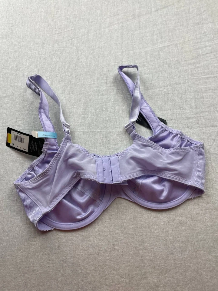 Sujetador Bali Minimizer Satén Calzado Aros Satinado Sin Acolchado Completo DF3562 38C NUEVO CON ETIQUETAS Foto 4 de 4