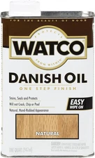 Watco A65741 Danish Oil Wood Finish, Quart, Natural 
