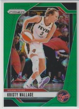 2024 Panini WNBA Prizm - KRISTY WALLACE - GREEN PRIZM #133 - Indiana Fever