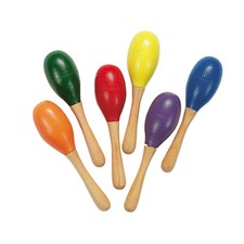 Small Painted Maracas - 12 Pc.