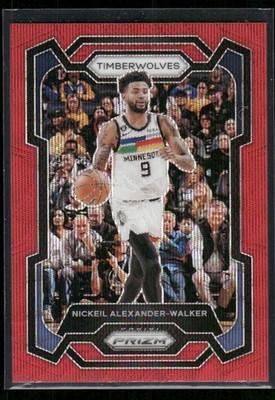 2023-24 Panini Prizm #218 Nickeil Alexander-Walker Prizms Ruby Wave