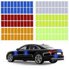 120Pcs 3.15 x1.18'' Hi-Vis Reflective Safety Warning Stickers for Car,Truck,Bike