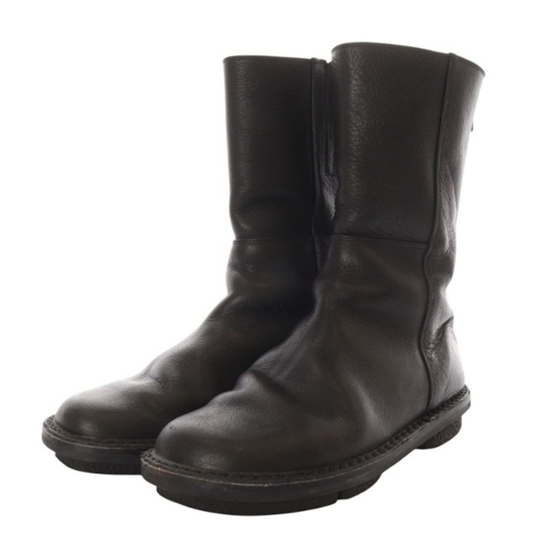 Trippen Mid Boot Leather Back Zip Boots Middle 37 23.5cm Trippen Mid Boot Leather Back Zip Boots Middle 37 23.5cm