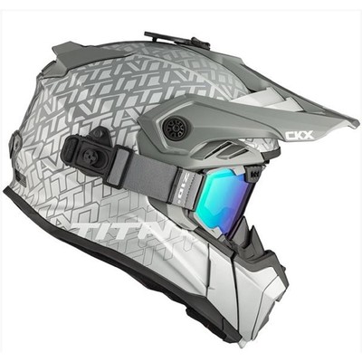 CKX Silver Titan Original Roar Helmet w/210 Goggle 517123