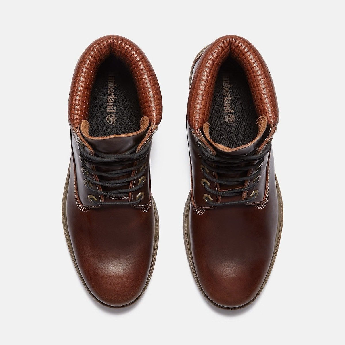 Men's Timberland Premium 6 Waterproof BOOTS BROWN FULL GRAIN