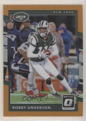 2017 Donruss Optic Orange Prizm 142/199 Robby Anderson #13 0q1p