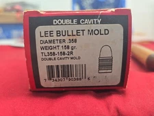 Lee Double Cavity Bullet Mold TL358-158-2R