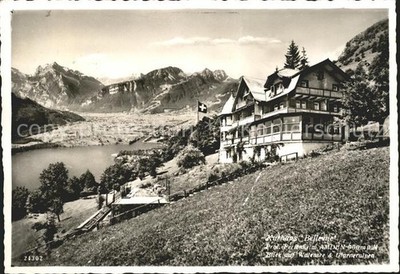 Amden Walensee SG Kurhaus Bellevue Walensee Alpenpanorama