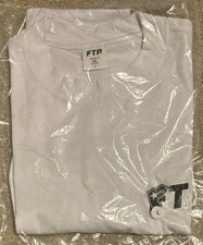 NWT FTP x Famous Stars and Straps Logo Tee Shirt White Size Men’s L SHIPS FREE!