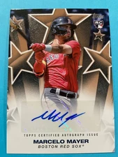 2025 Topps Update Baseball Stars Autograph Rookie Marcelo Mayer BSA-MM 18/50 RC