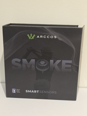 Arccos Caddie Smart Sensors Gen 3+ Smoke Edition Golf Tracking System Open Box
